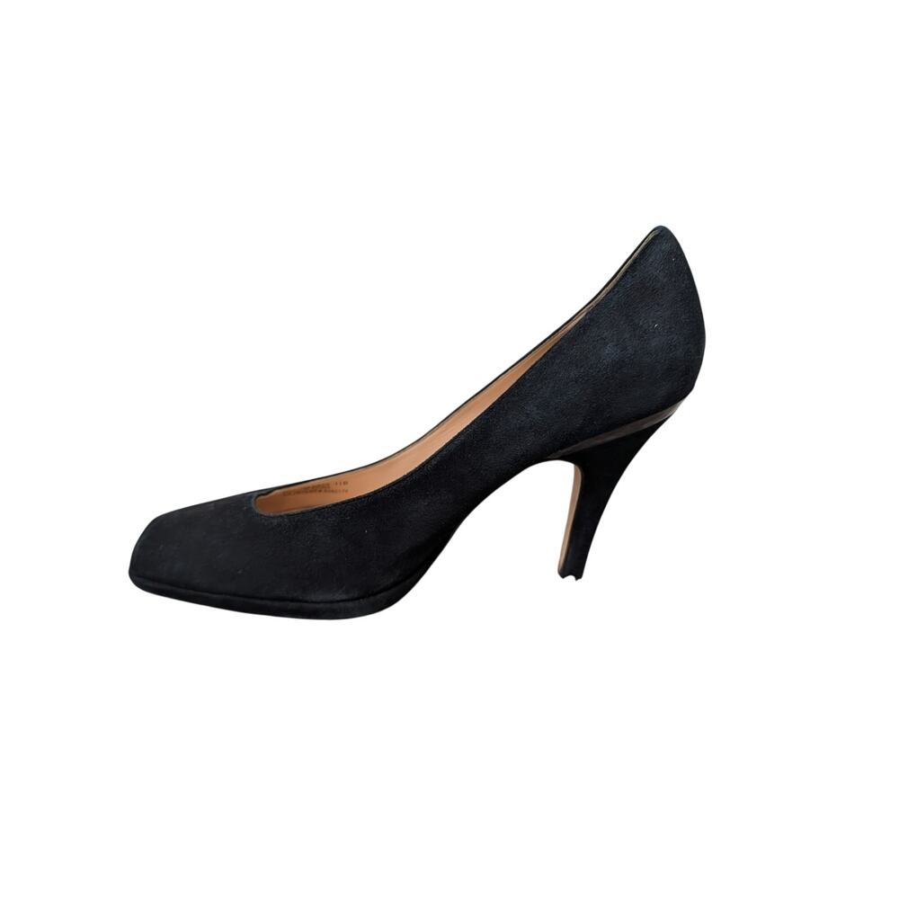 Cole Haan Nike Air Women's Pumps Square Toe Suede Stiletto Heels Black Size 11B